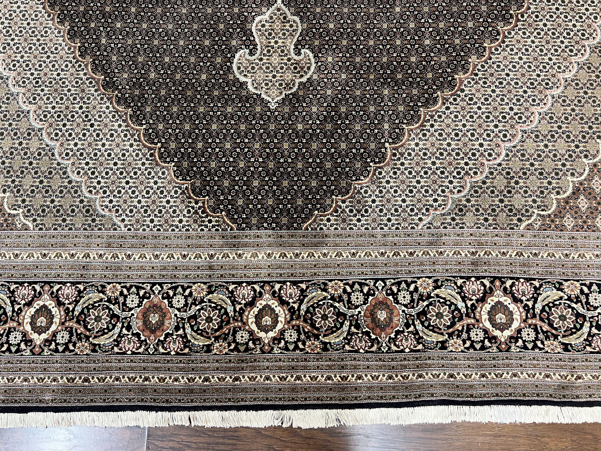 Exquisite Persian Tabriz Rug - 10x13, 400 KPSI, Herati Pattern - Nuvé