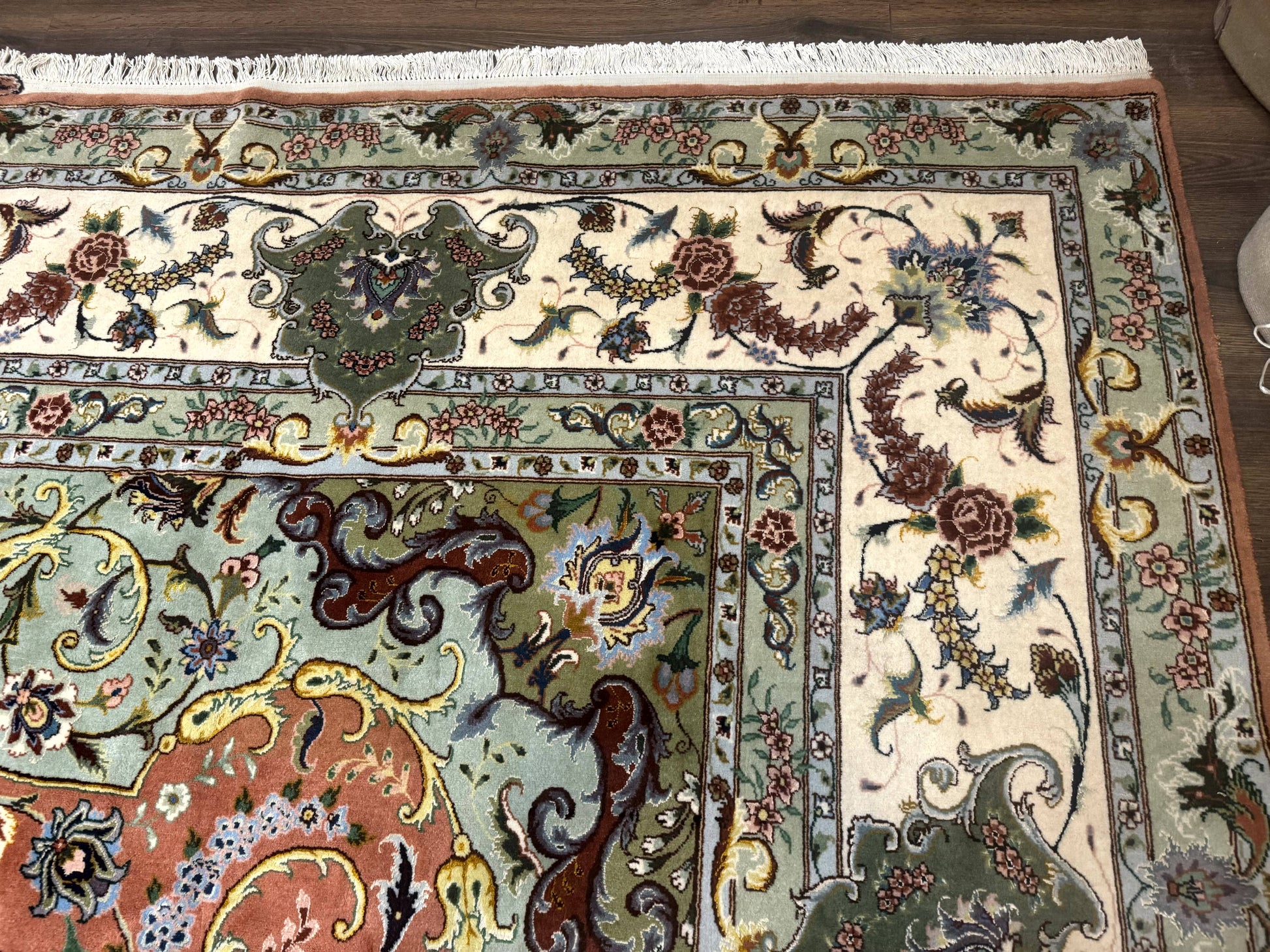Palace Size Persian Tabriz Rug 12x17, Medallion Carpet, Fine 250 KPSI, Stunning - Nuvé