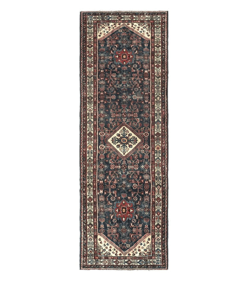 3' 6" X 10' 3" Antique Handmade Turkish Wool Runner Rug