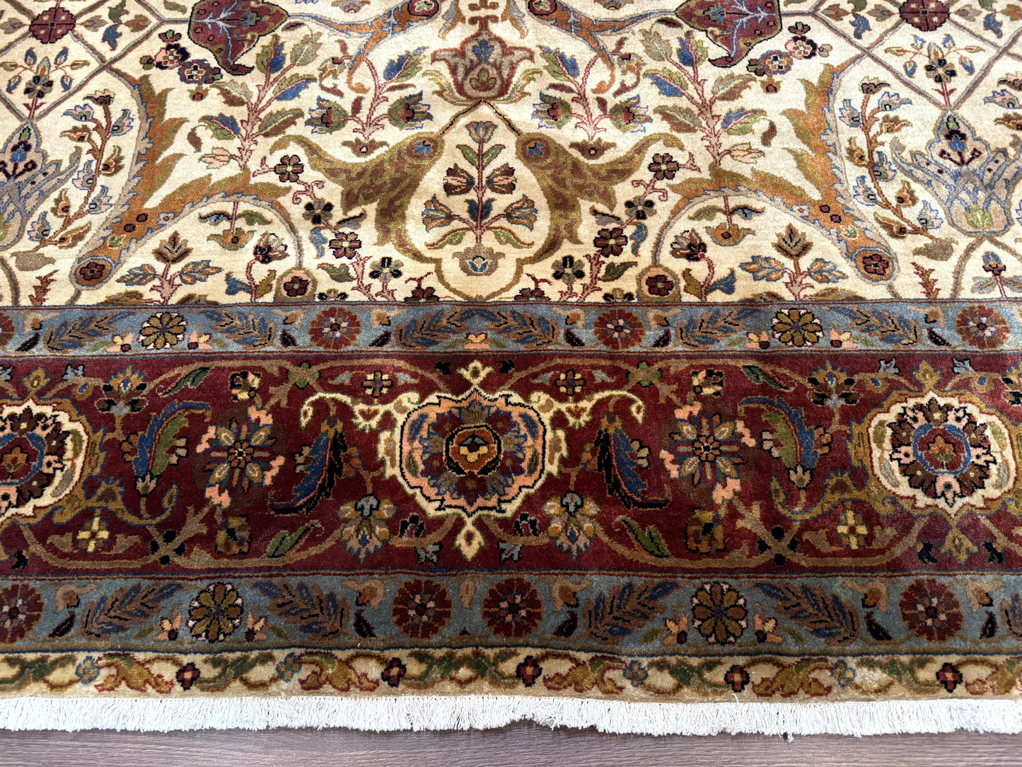 Persian Bidjar Rug 9x12 - Mustafi Allover Pattern - Traditional Carpet - Nuvé