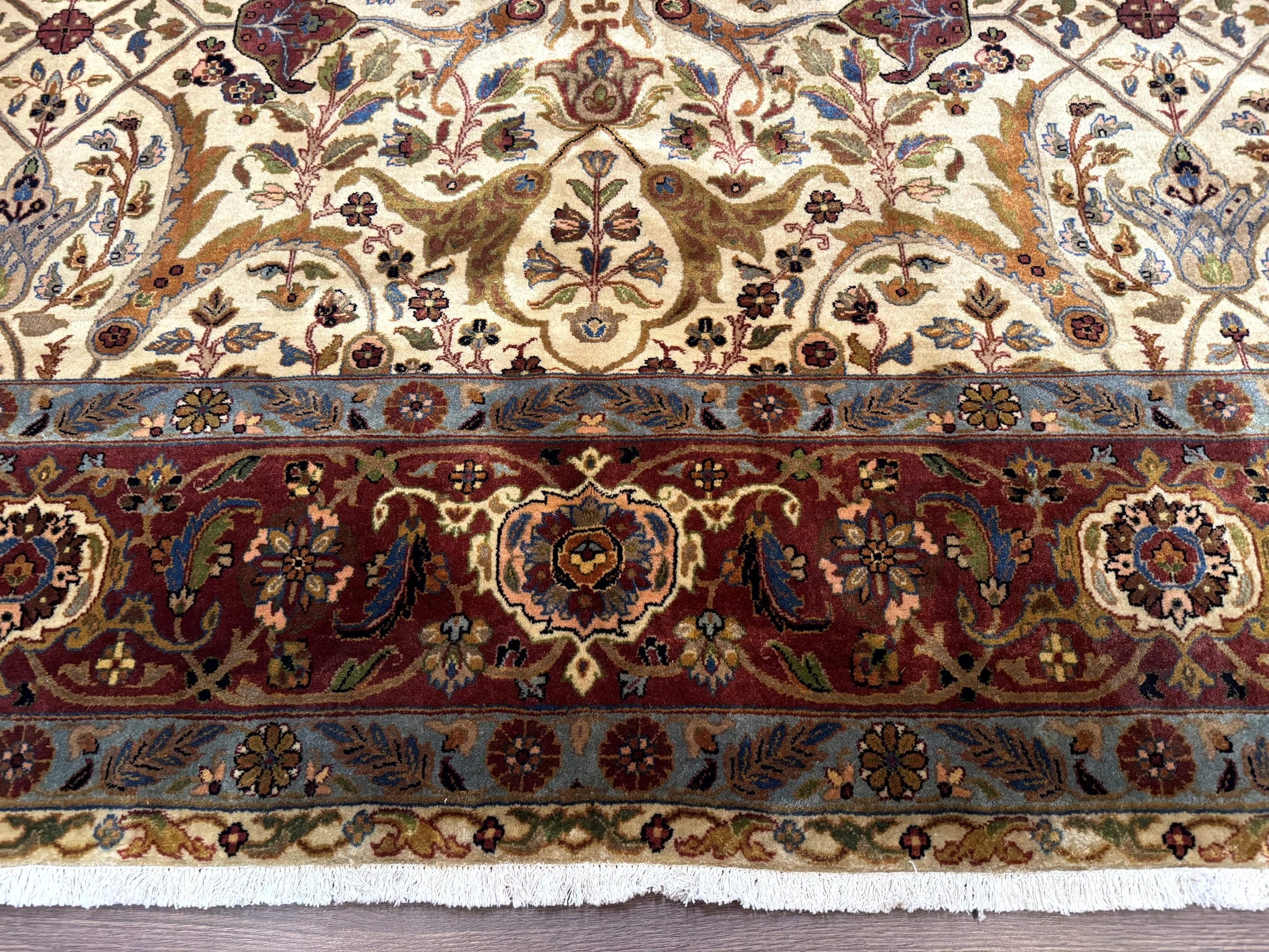 Persian Bidjar Rug 9x12 - Mustafi Allover Pattern - Traditional Carpet - Nuvé