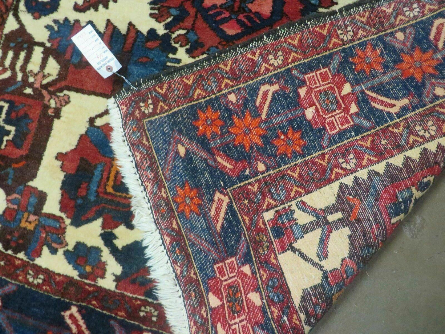 5.5' X 10.5' Antique Handmade Indian Floral Oriental Wool Rug Tribal Veg Dye Nice - Nuvé