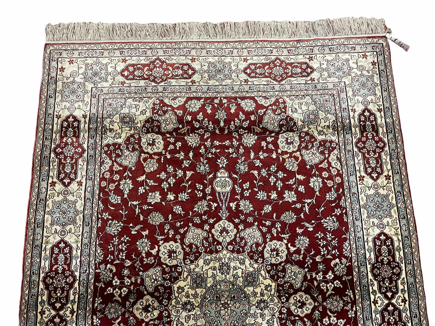 4' X 6' Vintage Fine Handmade Chinese Oriental Silk Rug 400 KPSI Wow - Nuvé