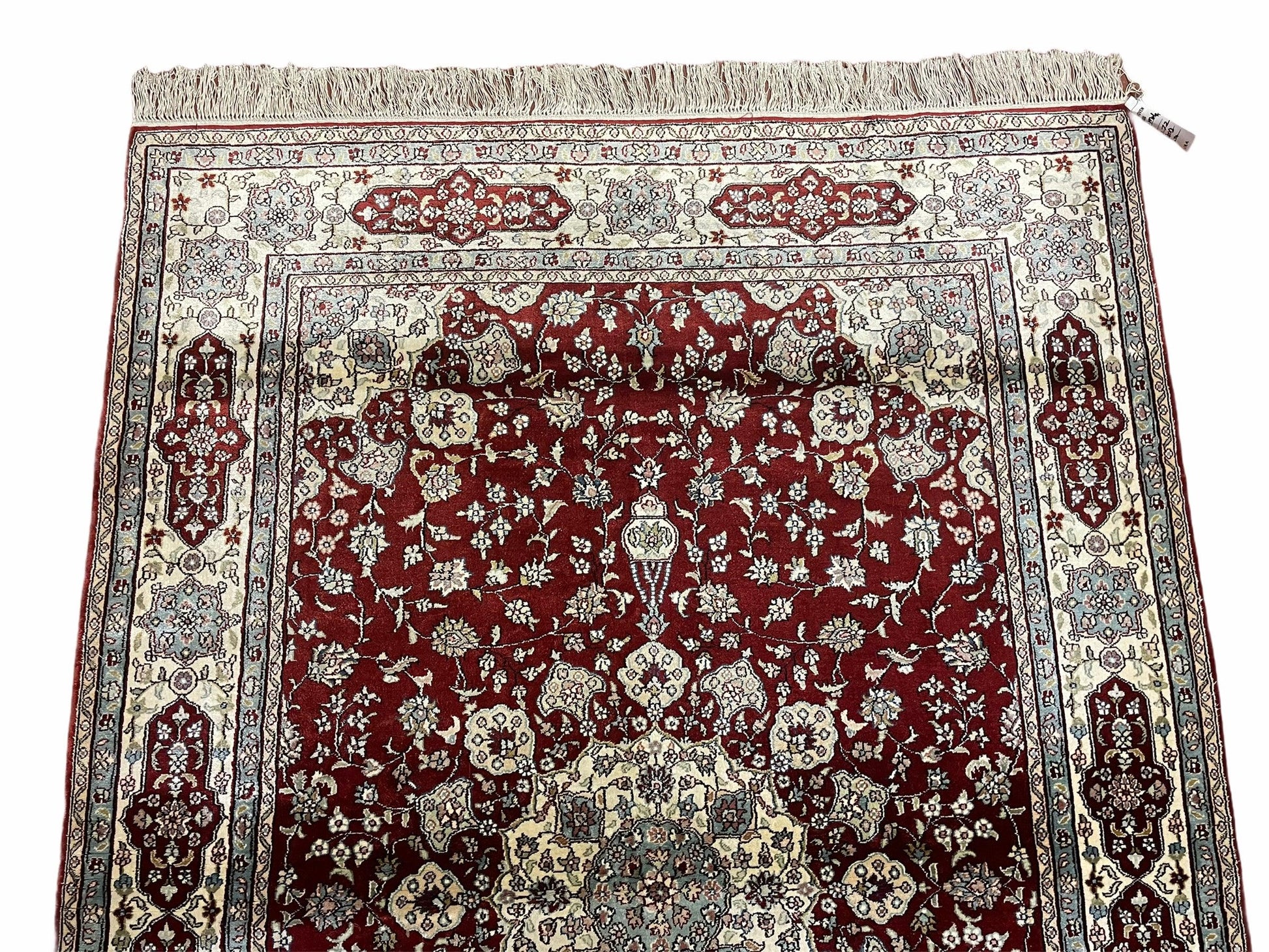4' X 6' Vintage Fine Handmade Chinese Oriental Silk Rug 400 KPSI Wow - Nuvé