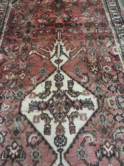 Persian Runner Rug 3.8 x 10, Red, Vintage - Nuvé
