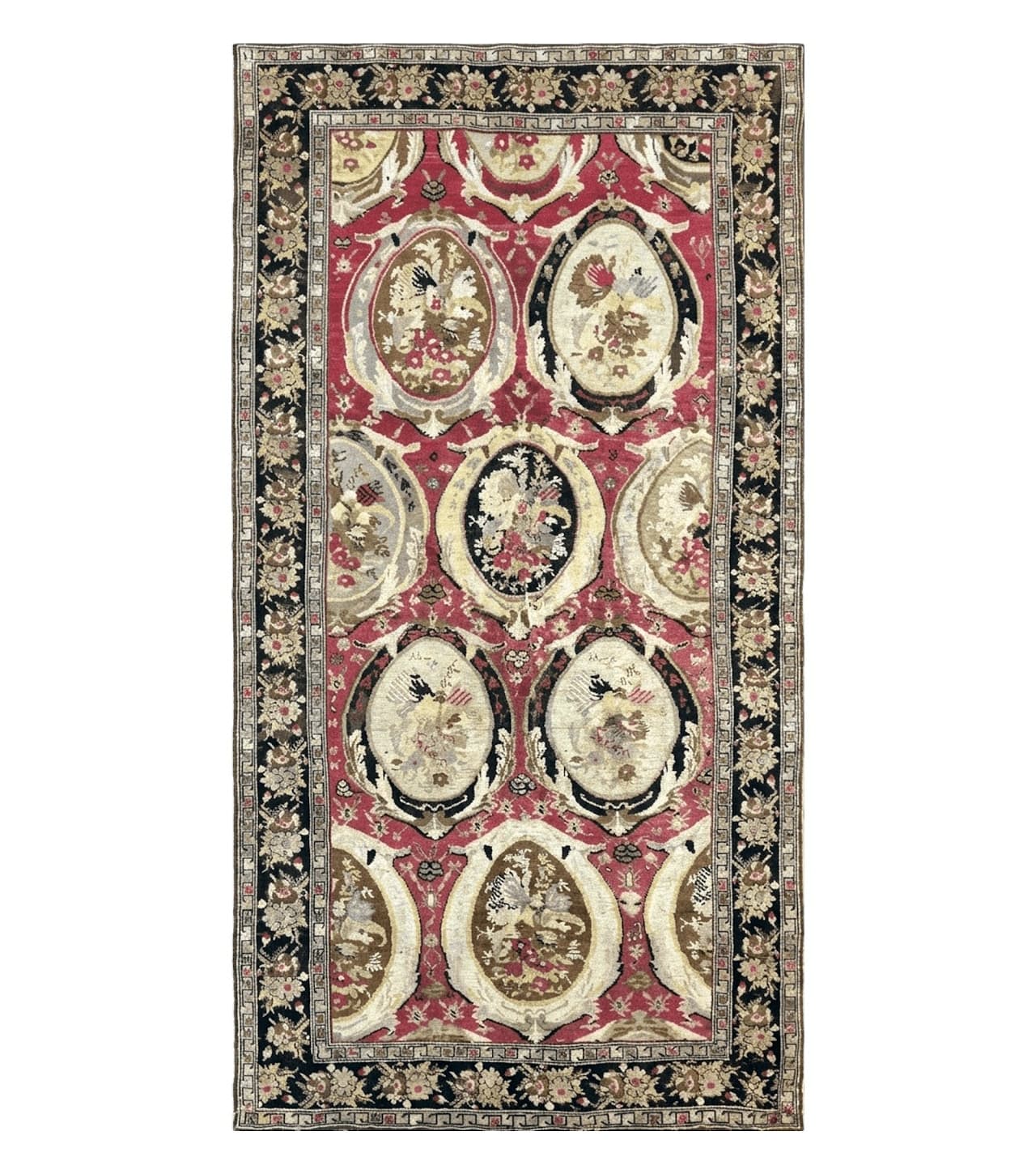 Antique Caucasian Karabakh Rug 5x10