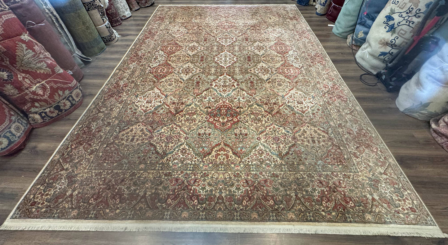 10x14 Karastan Empress Kirman Rug #700/719, Vintage Wool Discontinued Karastan - Nuvé