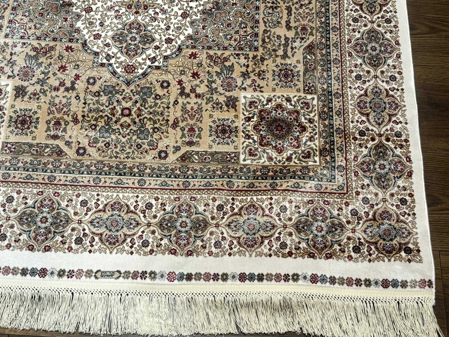 Turkish Memluk Silk Rug 4x6, Hereke Carpet, Bamboo Silk, New - Nuvé
