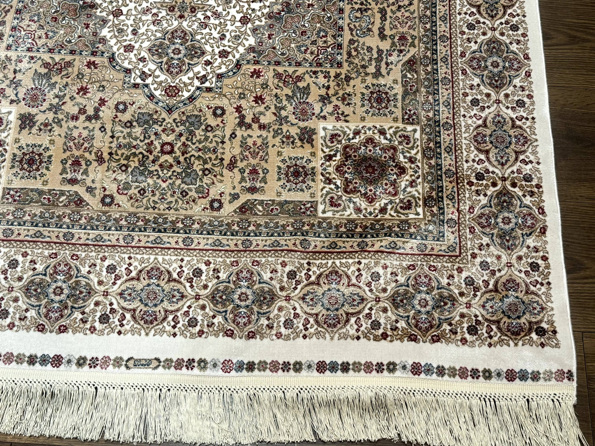 Turkish Memluk Silk Rug 4x6, Hereke Carpet, Bamboo Silk, New - Nuvé