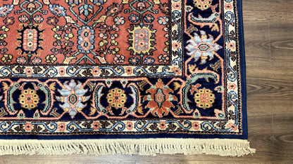 5.9 x 9 Karastan Serapi Rug #729, Wool Karastan Carpet, Original 700 Series, Red and Dark Blue, Discontinued, 6x9 Vintage Karastan, Rare - Nuvé