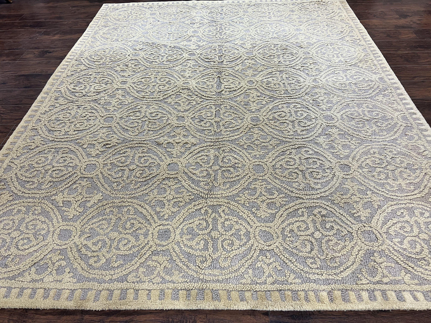Safavieh Rug 8x10, Cambridge Rug, Wool Hand Tufted Carpet, Modern Room Sized Wool Pile Area Rug - Nuvé