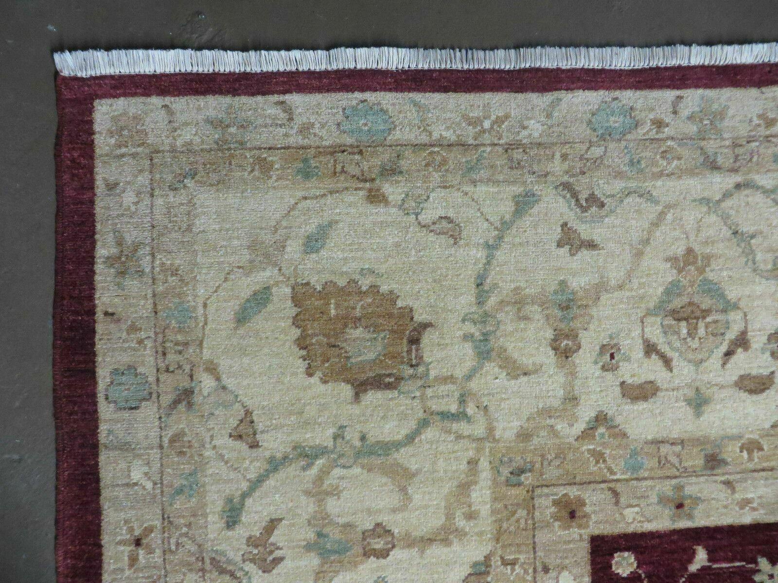 10' X 14' Vintage Handmade PESHAVAR CHOBI Pakistani Agra Wool Carpet Nice - Nuvé