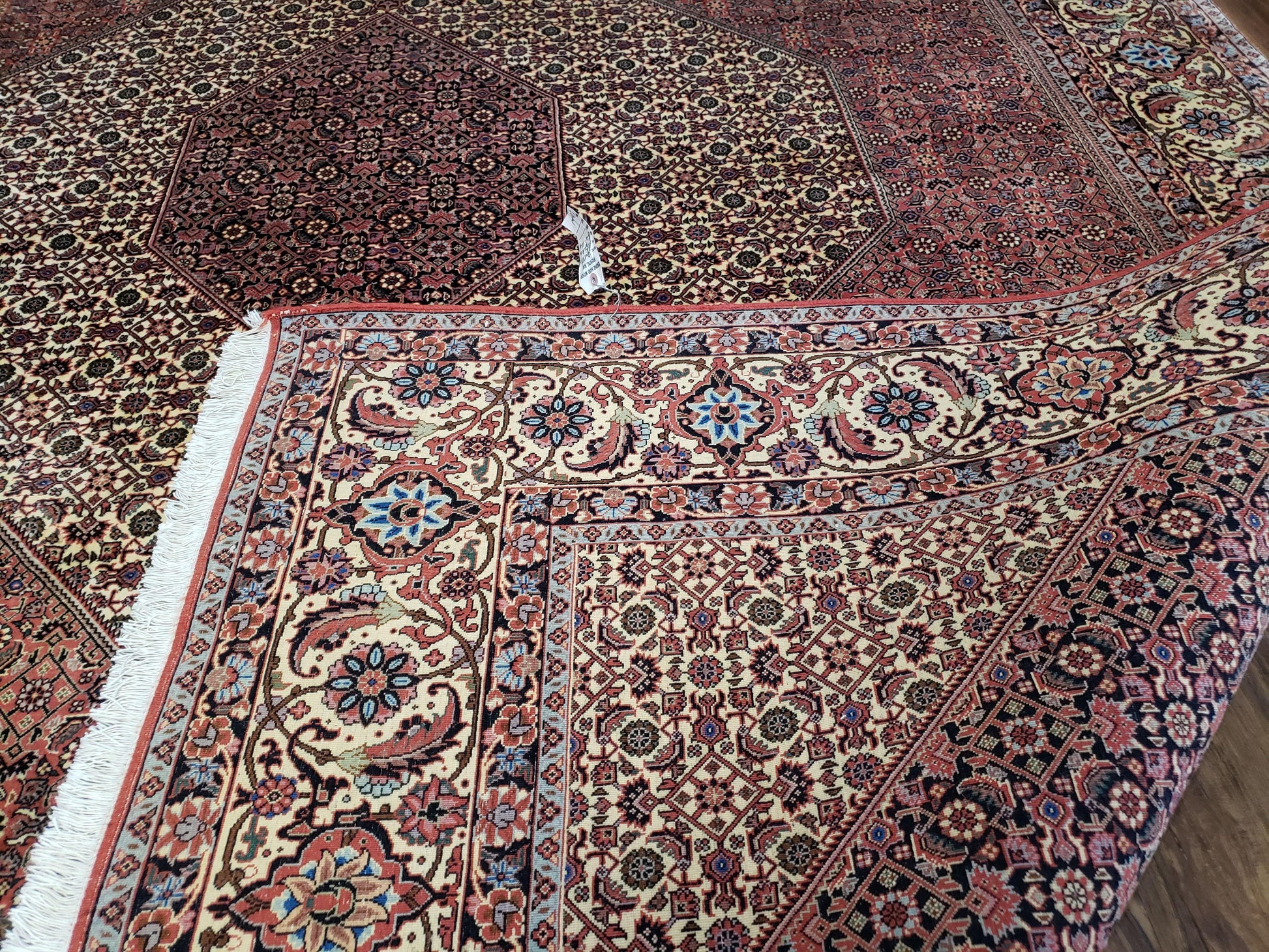 Persian Bijar Rug 8x11 - Herati Mahi Pattern - Nuvé