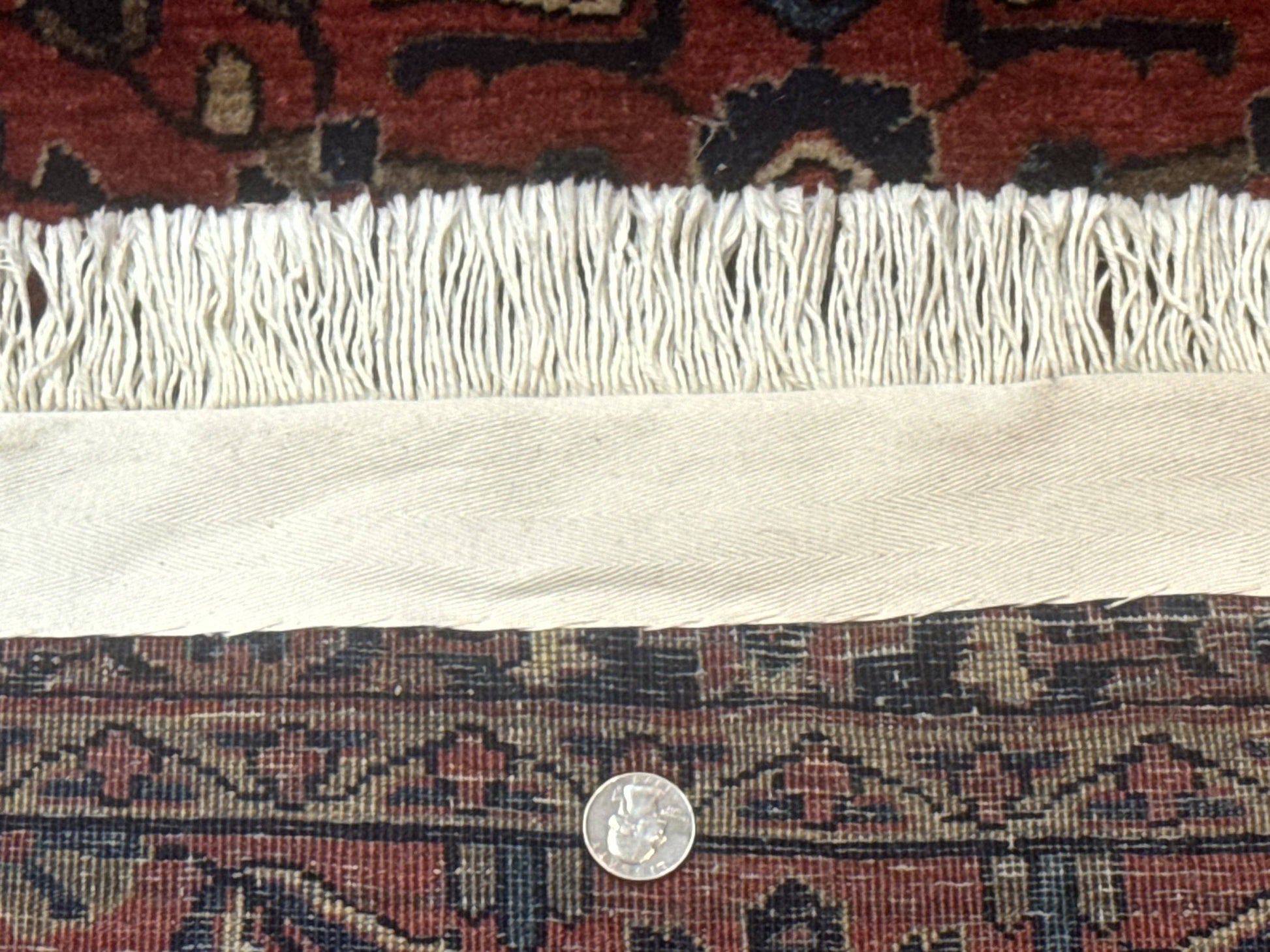 Small Red Persian Sarouk Rug 2.7 x 4.9, Floral, Antique - Nuvé