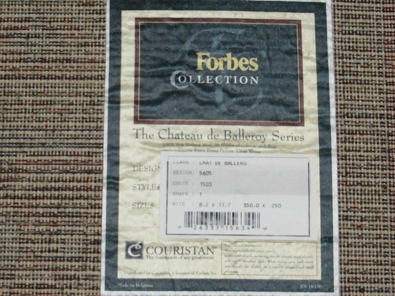 8' x 11' 7" Vintage Power Loomed Couristan European Wool Rug Belgium Forbes Nice - Nuvé