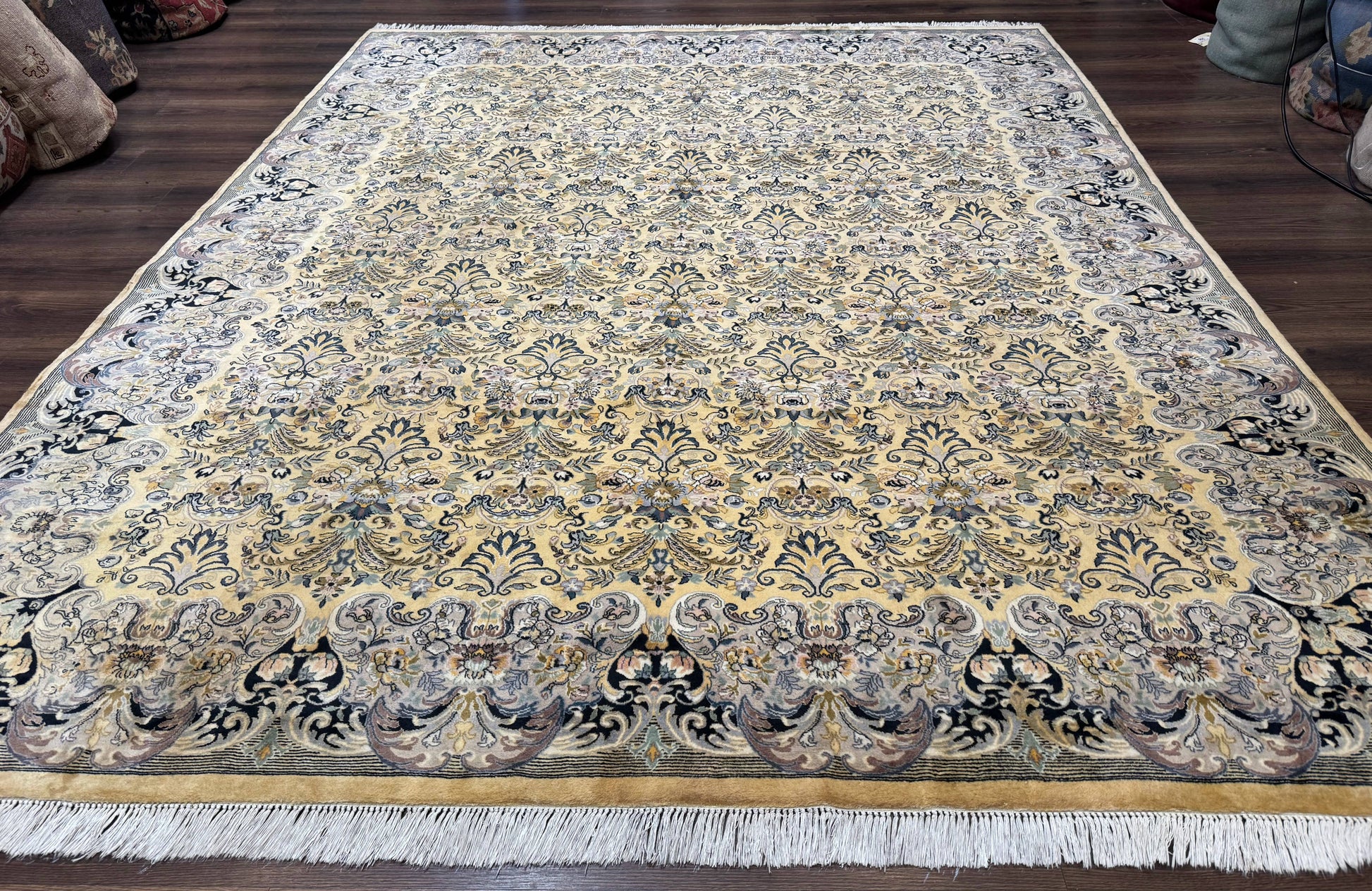 Pak Persian Rug 8x10, Allover Pattern, Fine 225 KPSI, Cream - Nuvé