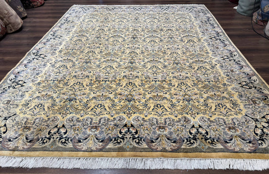 Pak Persian Rug 8x10, Allover Pattern, Fine 225 KPSI, Cream - Nuvé