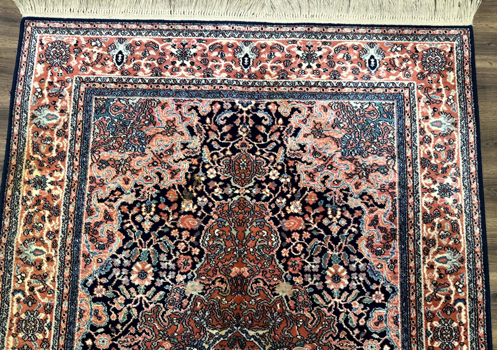 Karastan Rug 5.9 x 9, Kashan Medallion #741, Original Collection 700 Series, Discontinued, Wool Pile - Nuvé