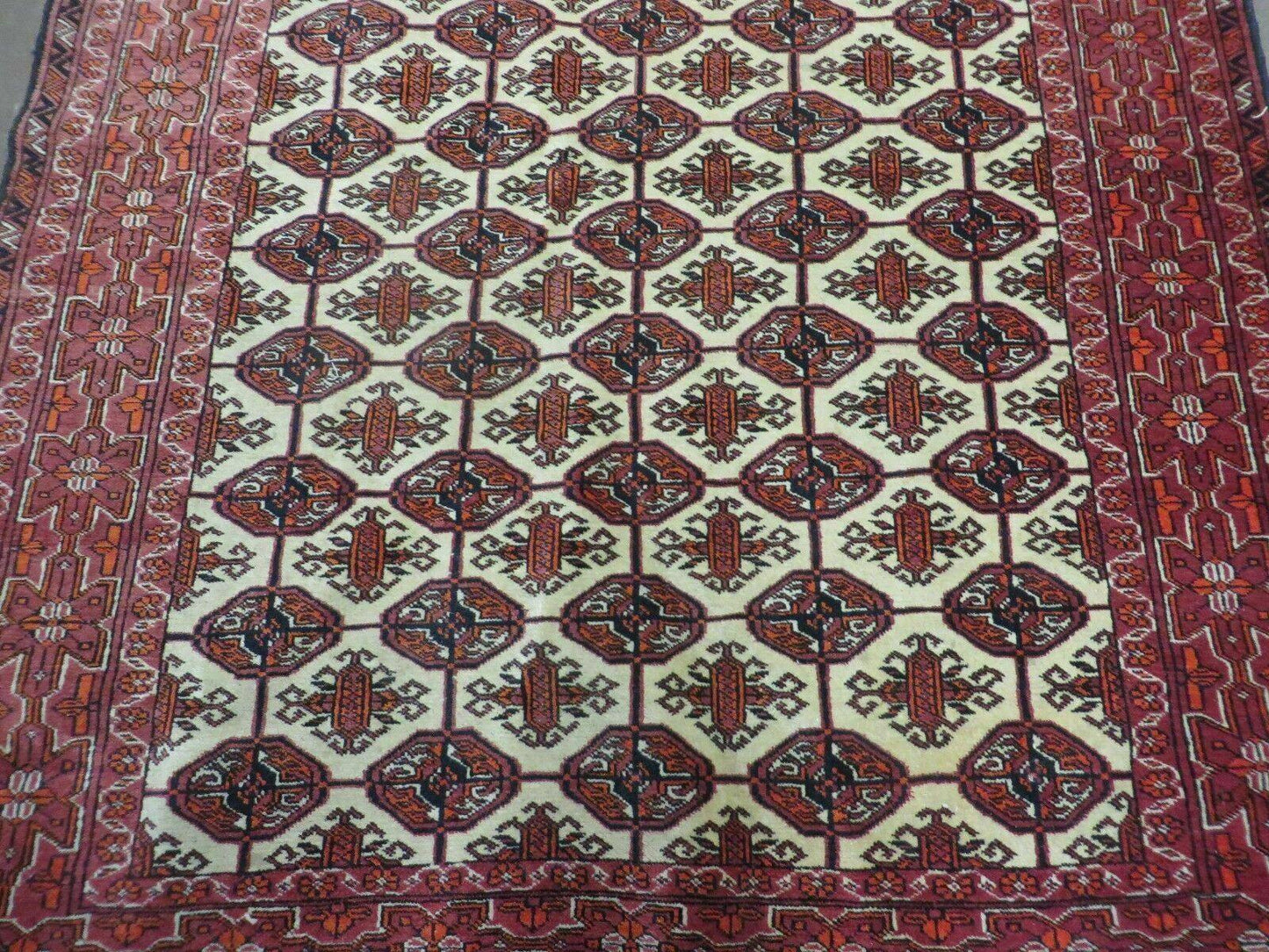 4' X 6' Handmade Finely Knotted Pakistan Turkoman Bokhara Wool Rug Nice - Nuvé