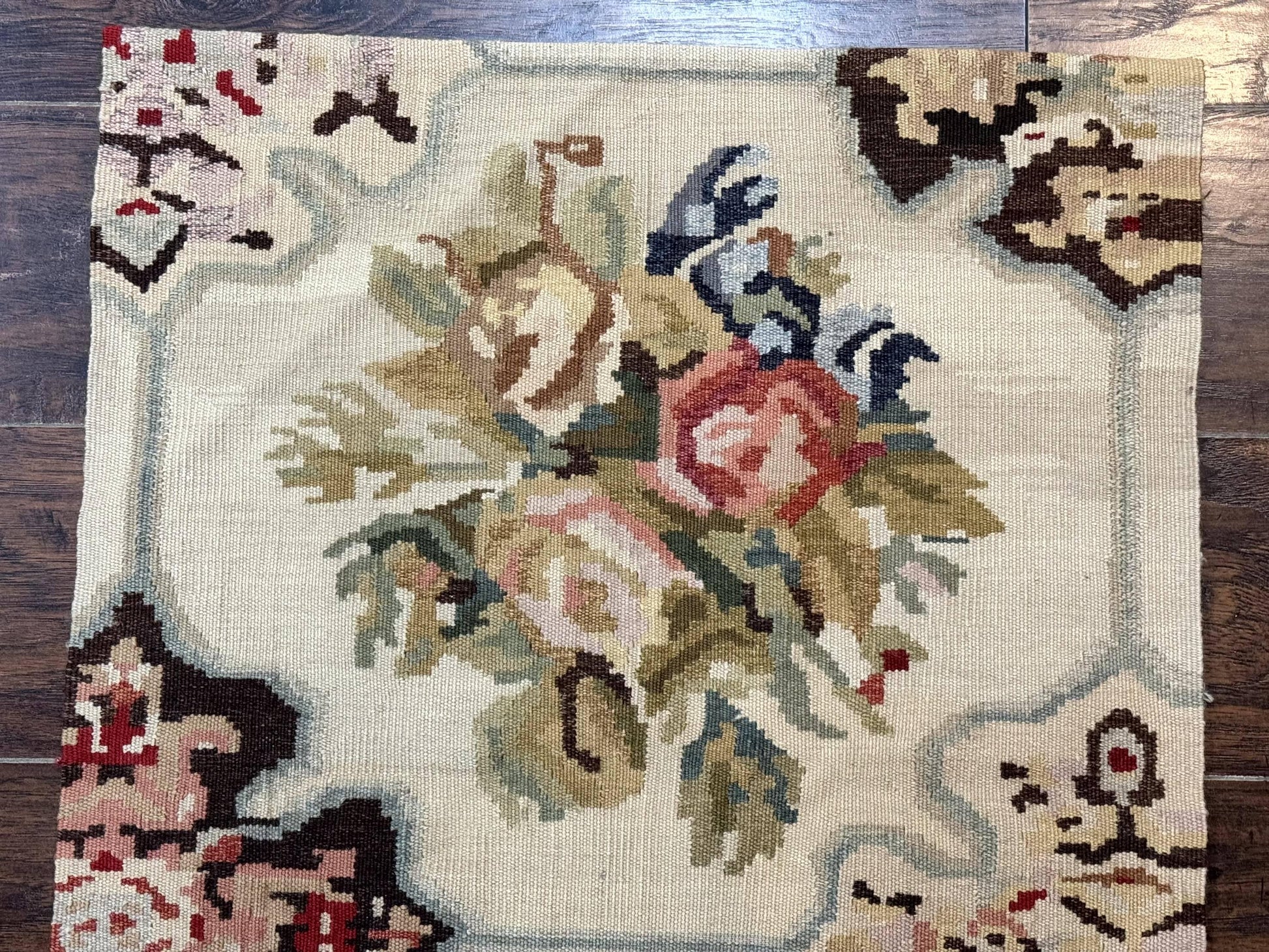 Antique Bessarabian Flatweave Kilim Rug 2x3, Sampler Rug 2 x 3 ft, Small Flatweave, Wool Handmade - Nuvé