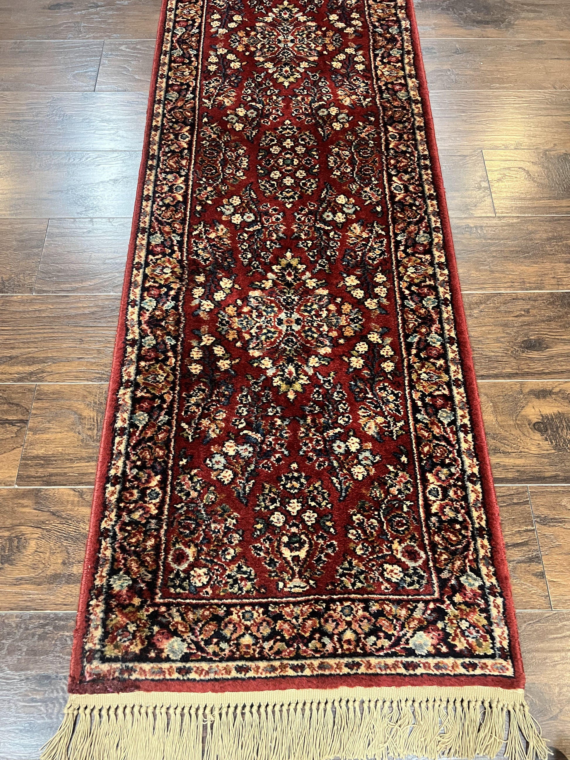 Antique Karastan Runner Rug 2x12, Karastan Sarouk #785, Original Collection, 700 Series, 2 x 12 Runner for Hallway, Wool Karastan Rug, Rare - Nuvé