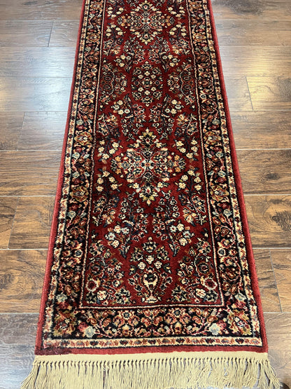 Antique Karastan Runner Rug 2x12, Karastan Sarouk #785, Original Collection, 700 Series, 2 x 12 Runner for Hallway, Wool Karastan Rug, Rare - Nuvé