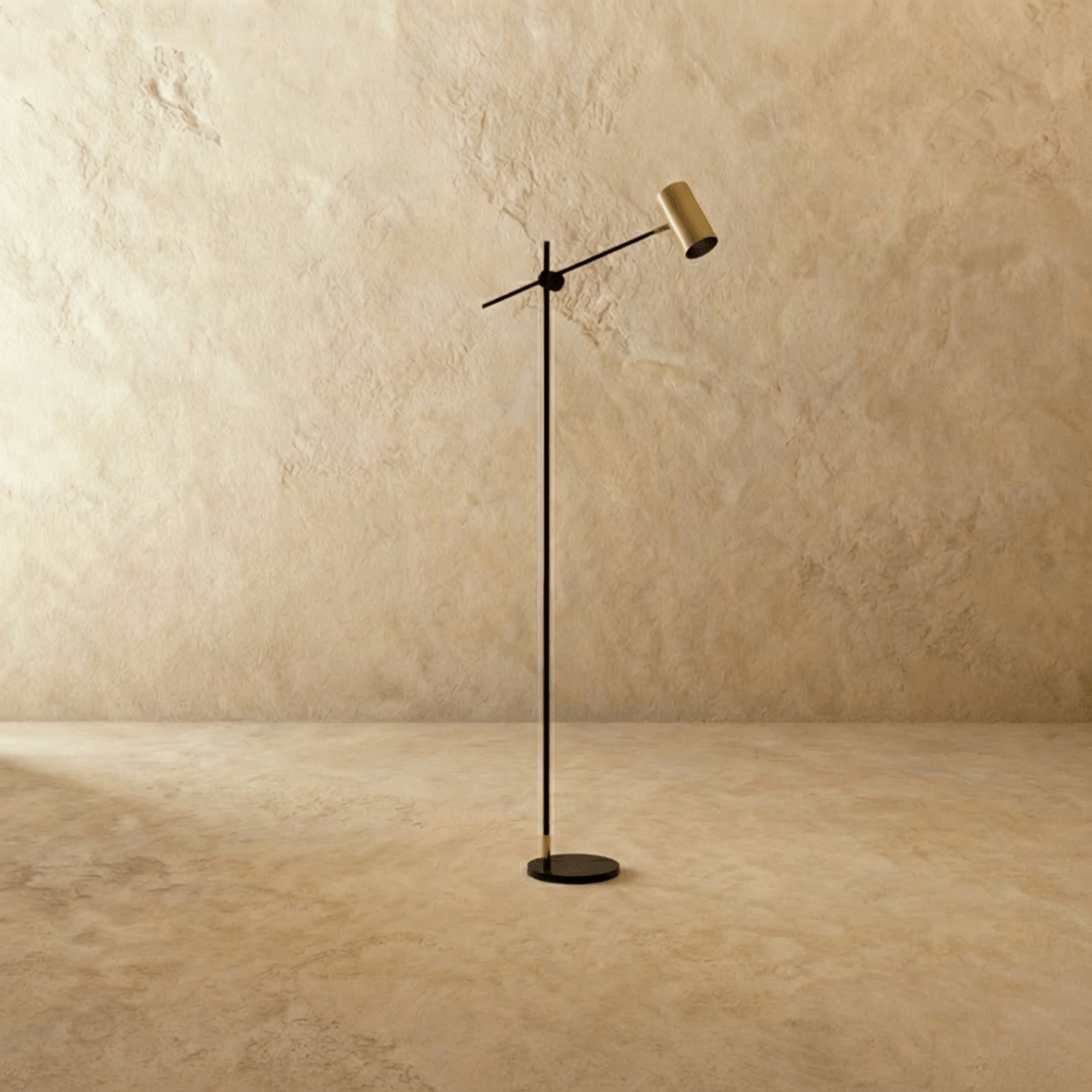 Bellis Floor Lamp by Residence Supply with a sleek modern design and a tall standing structure for ambient lighting.