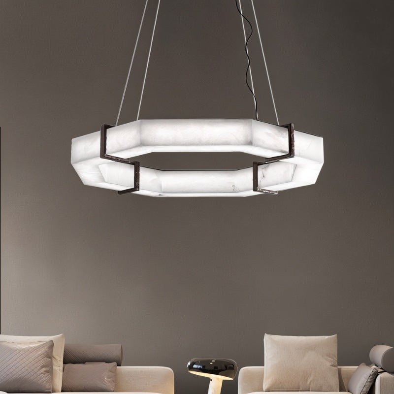 Belos Alabaster Chandelier - Nuvé
