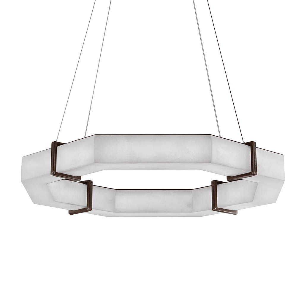Belos Alabaster Chandelier - Nuvé