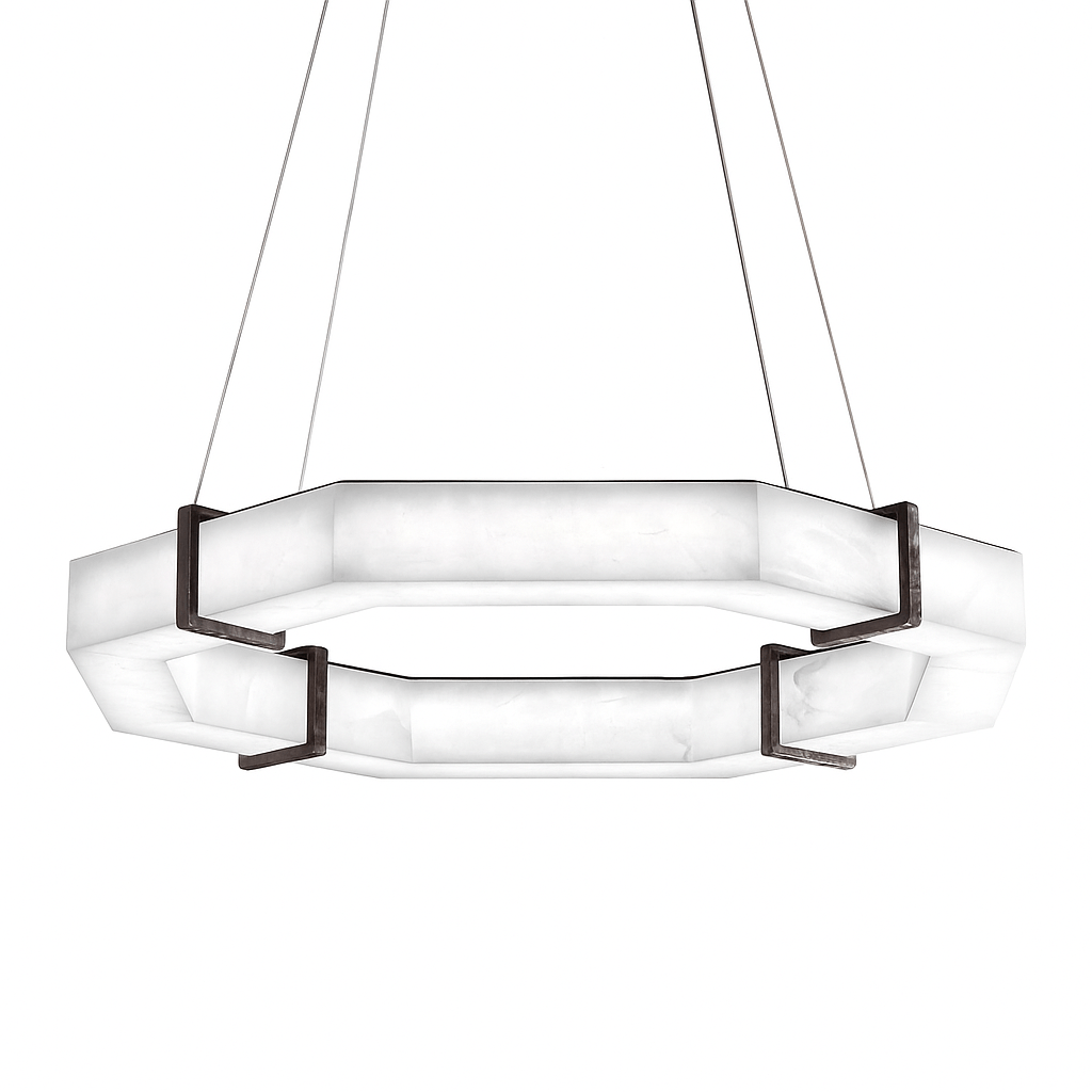 Belos Alabaster Chandelier - Nuvé