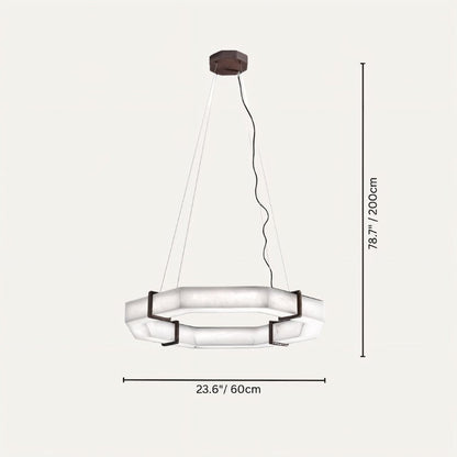 Belos Alabaster Chandelier - Nuvé