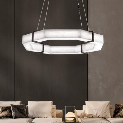 Belos Alabaster Chandelier - Nuvé