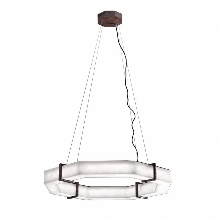 Belos Alabaster Chandelier - Nuvé