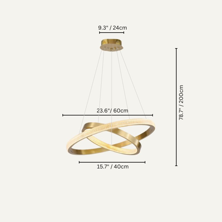 Beorht Round Chandelier - Nuvé
