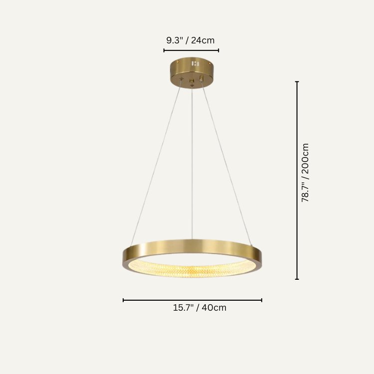 Beorht Round Chandelier - Nuvé