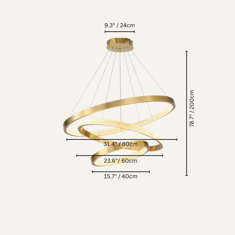 Beorht Round Chandelier - Nuvé