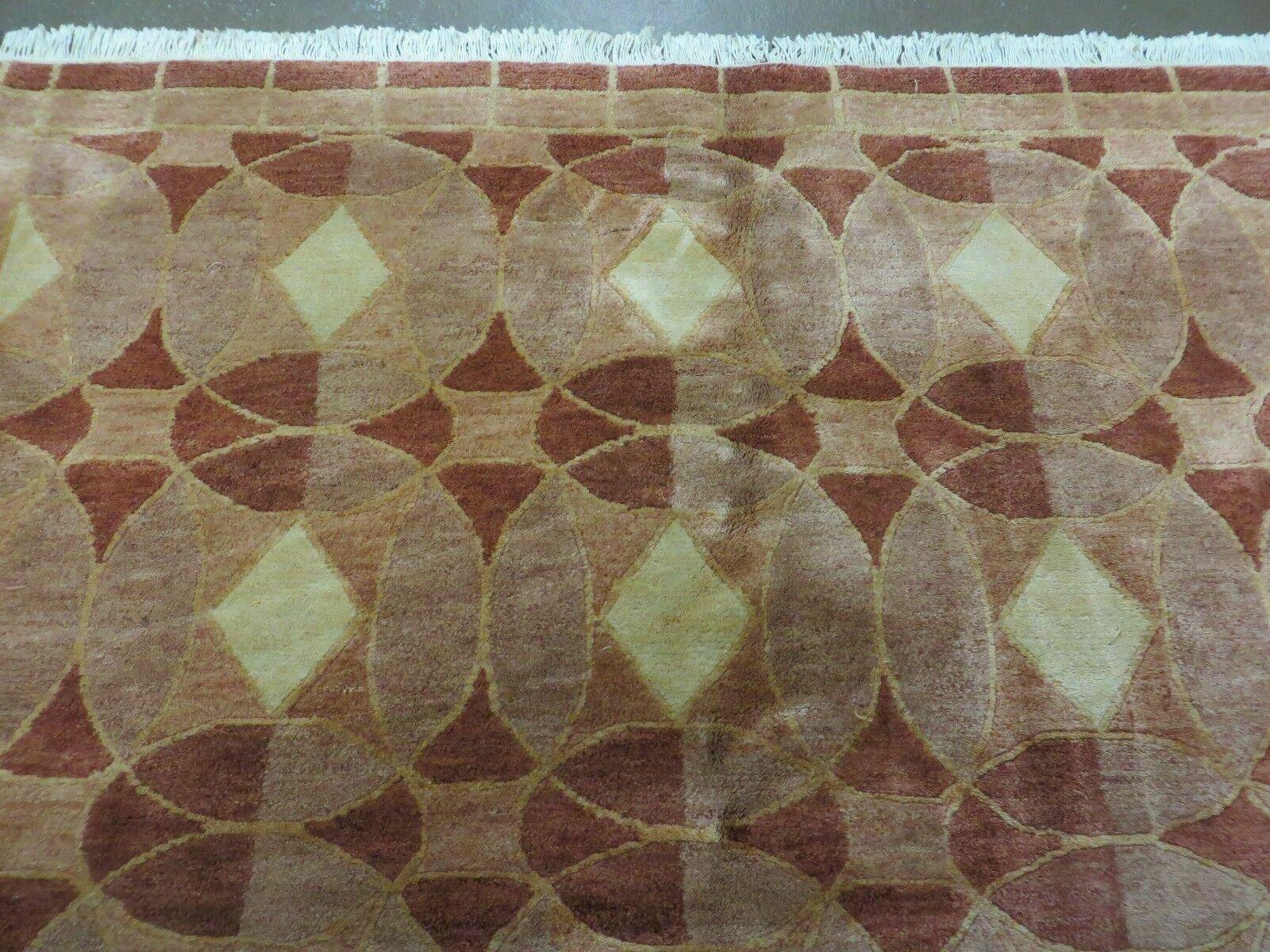 5' X 7' Modern Tibetan Nepal Art Deco Chinese Hand Knotted Wool Rug Decorative Contemporary Home Décor - Nuvé