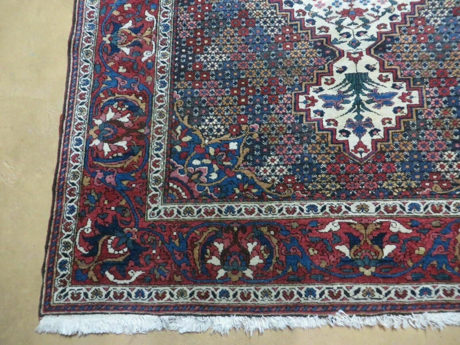 4' X 7' Vintage Handmade Turkish Floral Orient Medallion Wool Veg Dye Rug Nice - Nuvé