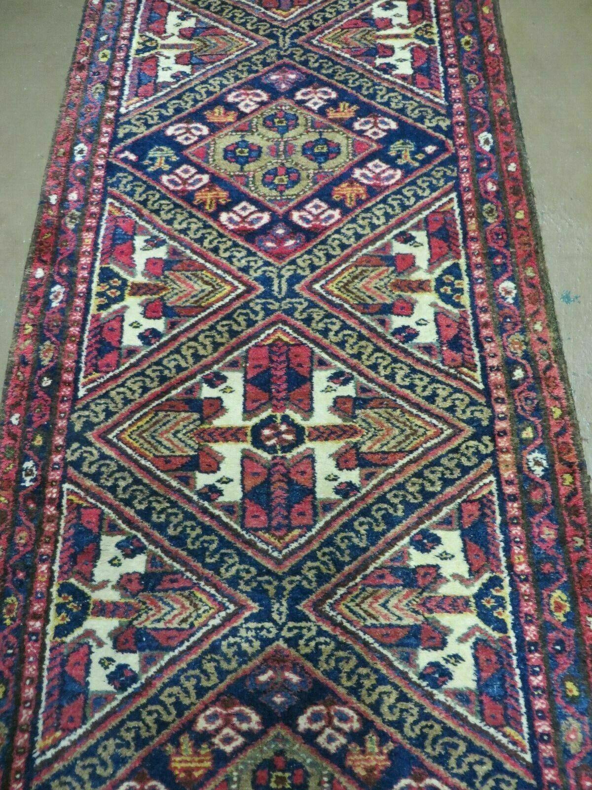 2' 6" X 9' Antique Handmade Turkish Anatolian Wool Runner Rug Nice - Nuvé