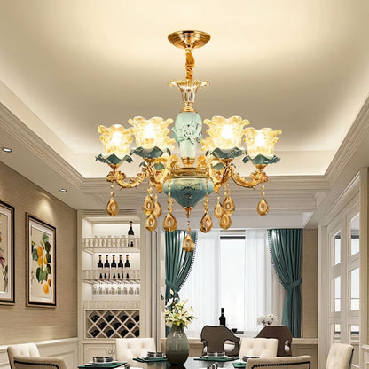 Blanche Chandelier - Blue - Nuvé