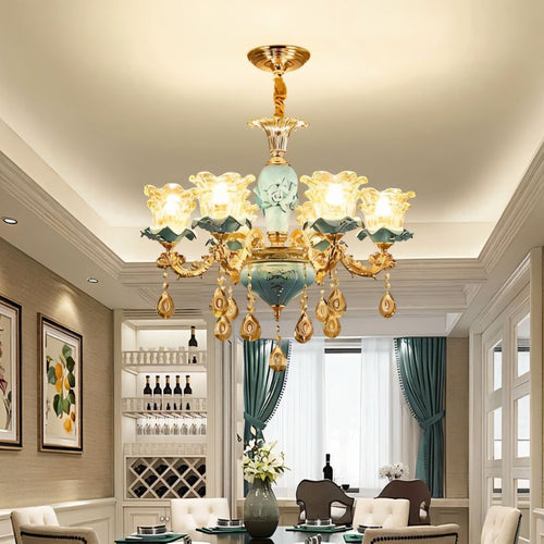 Blanche Chandelier - Blue - Nuvé
