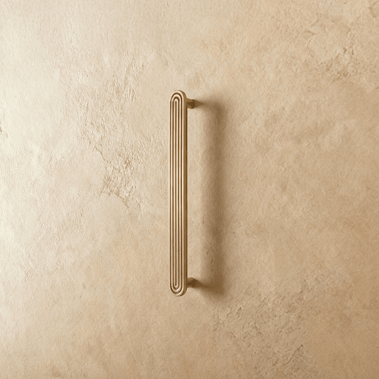 Residence Supply Blaris Knob and Pull Bar for cabinets, featuring sleek metal hardware for home and garden cabinet upgrades.