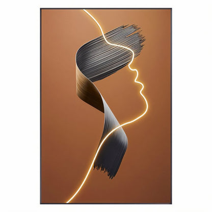 Brush Stroke Illuminated Art - Nuvé