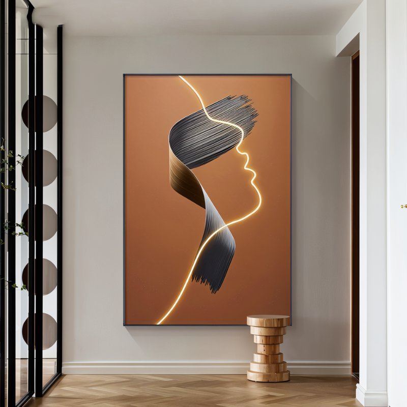 Brush Stroke Illuminated Art - Nuvé