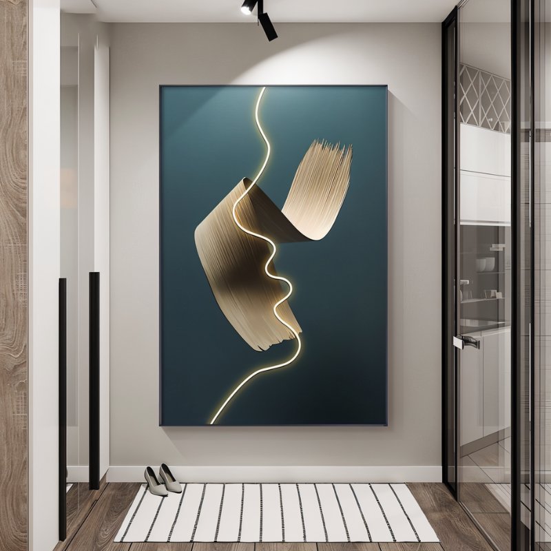 Brush Stroke Illuminated Art - Nuvé