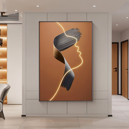 Brush Stroke Illuminated Art - Nuvé