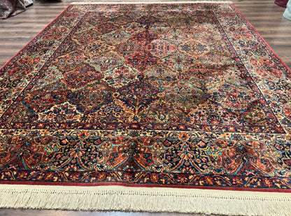 Karastan Rug 8.8 x 10.6, Multicolor Panel Kirman Rug #717, Wool - Nuvé