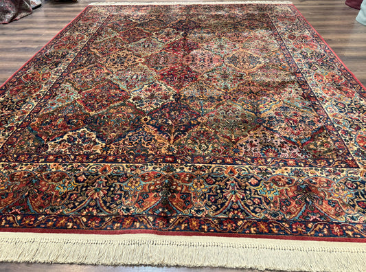 Karastan Rug 8.8 x 10.6, Multicolor Panel Kirman Rug #717, Wool - Nuvé