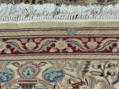Pakistani Runner Rug 2.8 x 14, Pak Persian Hallway Rug, Cream Color - Nuvé