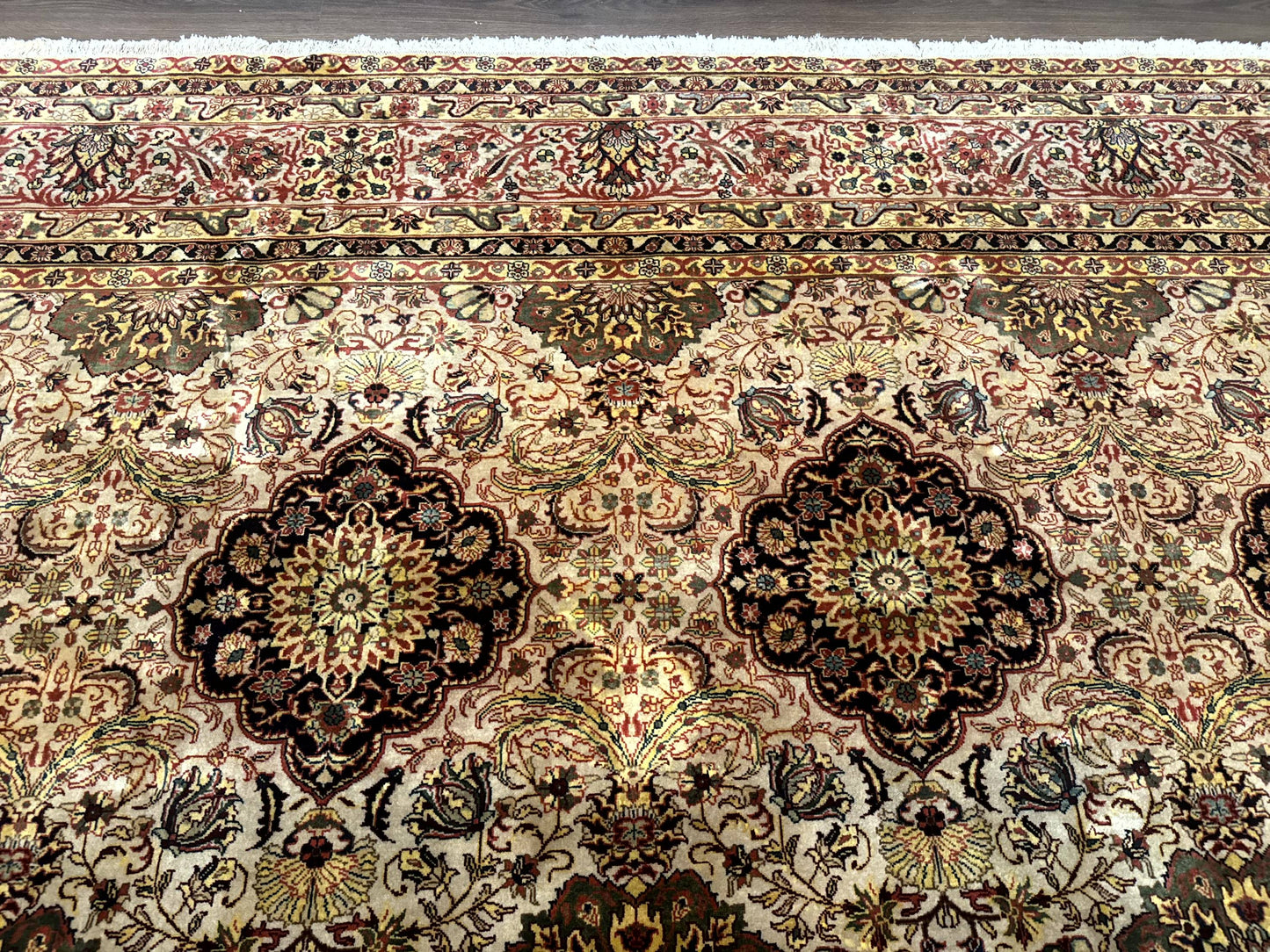 Indian Agra Rug 9x12, Fine Oriental Carpet - Nuvé